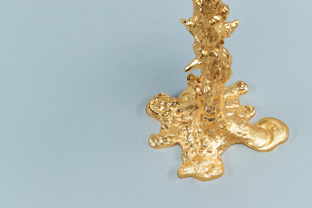 Pols Potten Drip lysestage (XXL) - guldfarvet - Bahne